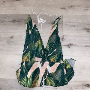 Floral coverup romper